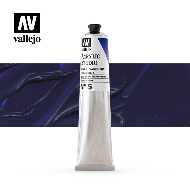 21.005 - Phtalo Blue - Acrylic Studio - 58 ml