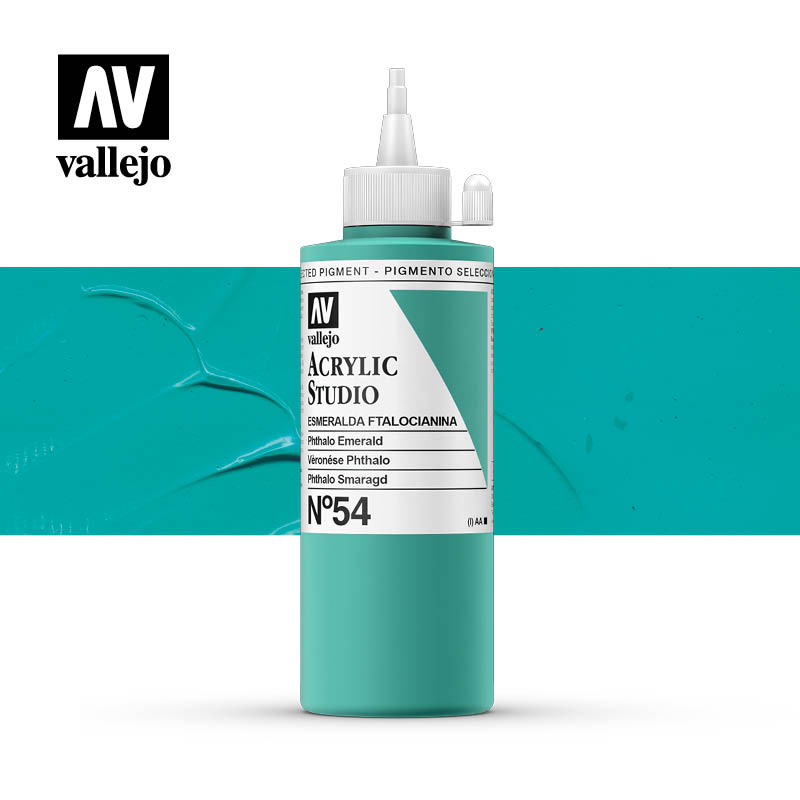 22.054 - Phthalo Emerald - Acrylic Studio - 200 ml