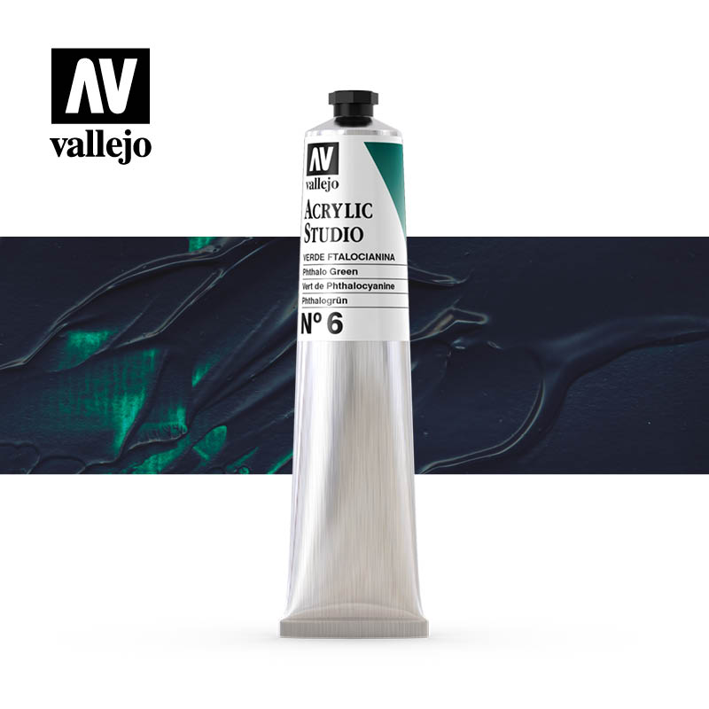 21.006 - Phtalo Green - Acrylic Studio - 58 ml