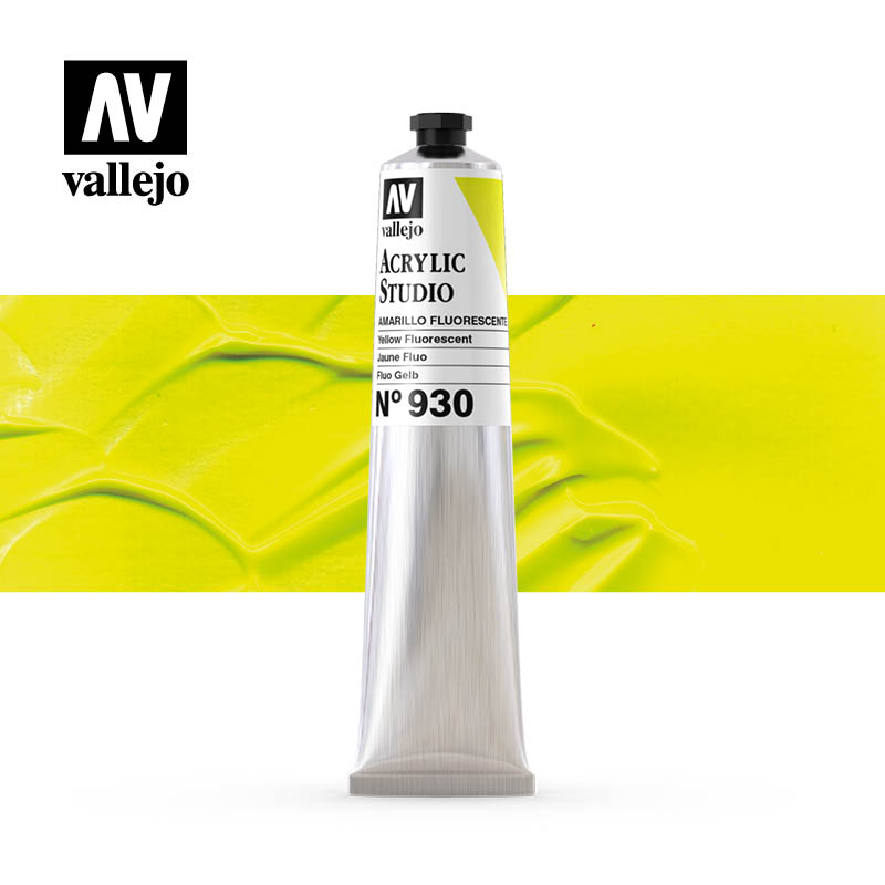21.930 - Fluorescent Yellow - Acrylic Studio - 58 ml