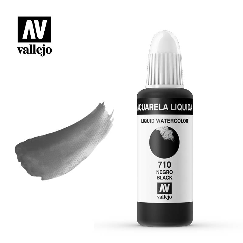 33.710 - Liquid Watercolor (Dye) - Black 32 ml