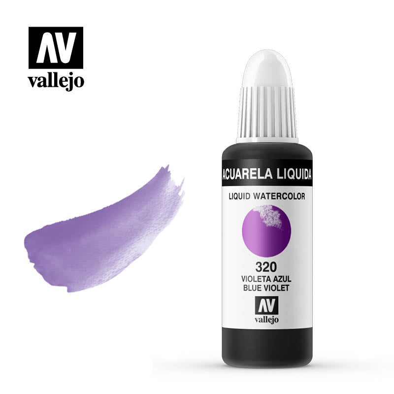 33.320 - Liquid Watercolor (Dye) - Blue Violet  32 ml