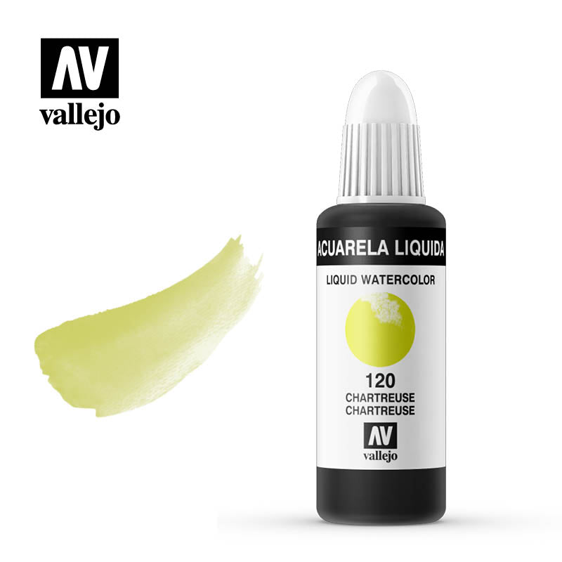 33.120 - Liquid Watercolor (Dye) - Chartreuse 32 ml