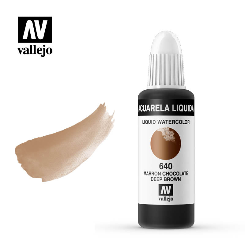 33.640 - Liquid Watercolor (Dye) - Deep Brown 32 ml