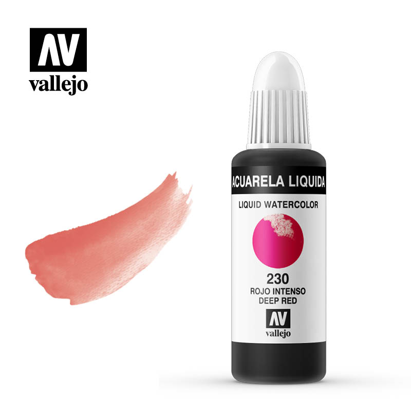 33.230 - Liquid Watercolor (Dye) - Deep Red 32 ml