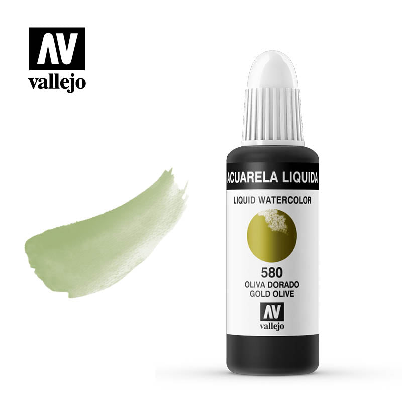 33.580 - Liquid Watercolor (Dye) - Gold Olive 32 ml