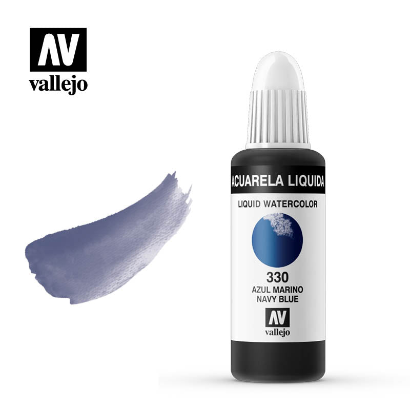 33.330 - Liquid Watercolor (Dye) - Navy Blue  32 ml