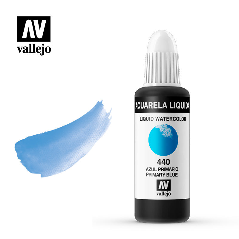 33.440 - Liquid Watercolor (Dye) - Primary Blue 32 ml