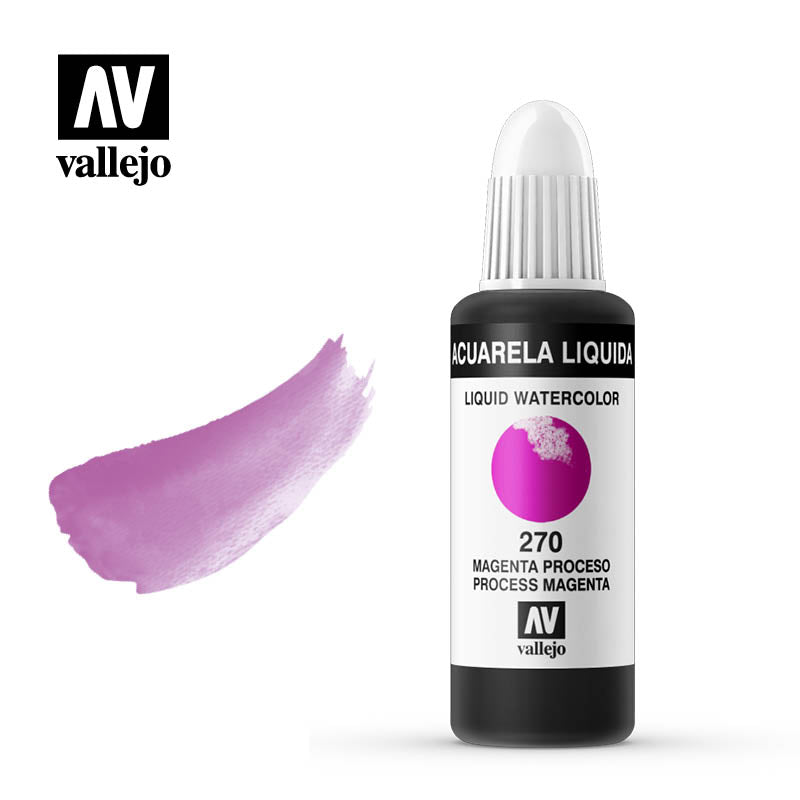 33.270 - Liquid Watercolor (Dye) - Process Magenta 32 ml