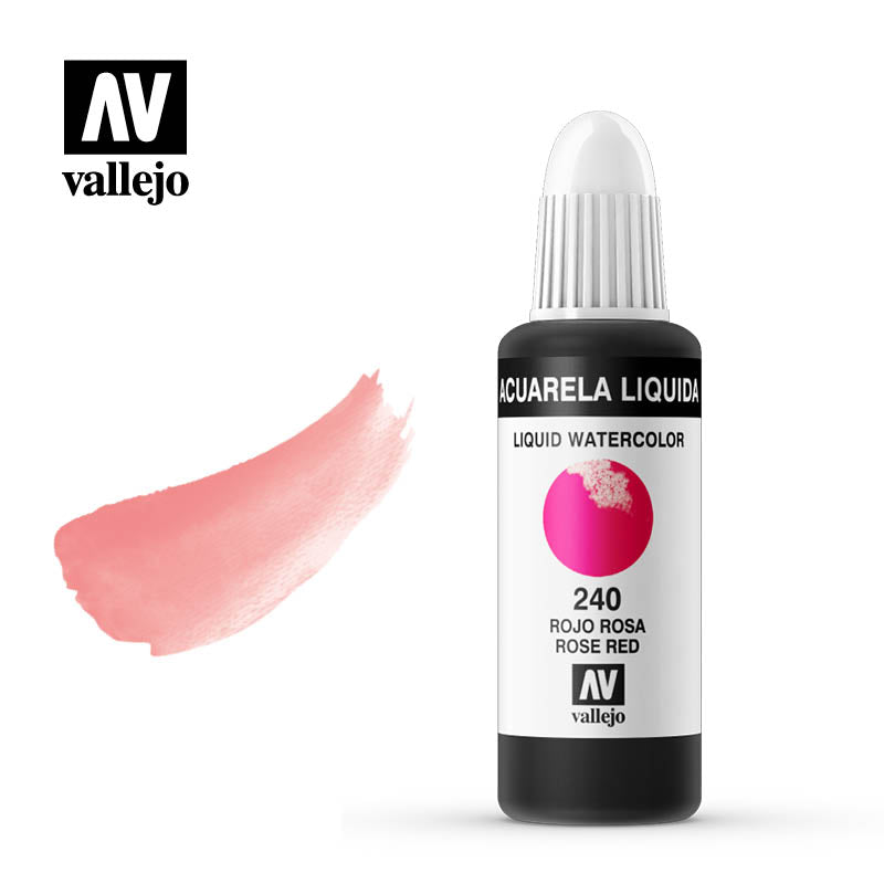 33.240 - Liquid Watercolor (Dye) - Rose Red  32 ml