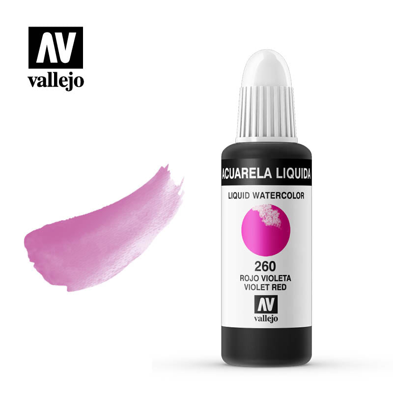 33.260 - Liquid Watercolor (Dye) - Violet Red 32 ml