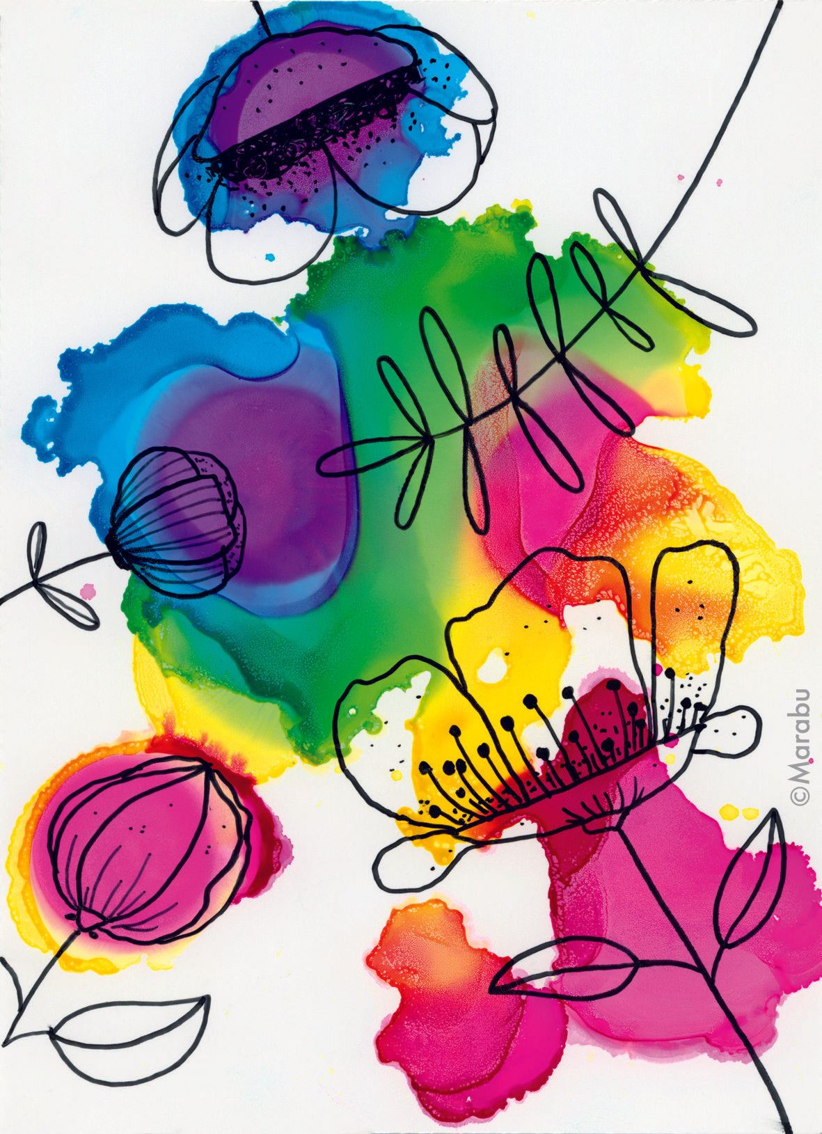 Marabu Alcohol Ink 20 ml - GENTIAN