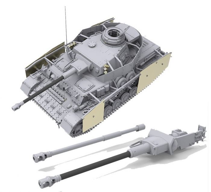 BT001 - Border Models 1/35 - German Pz.Kpfw.IV Ausf. G Tank 2 in 1 PE parts