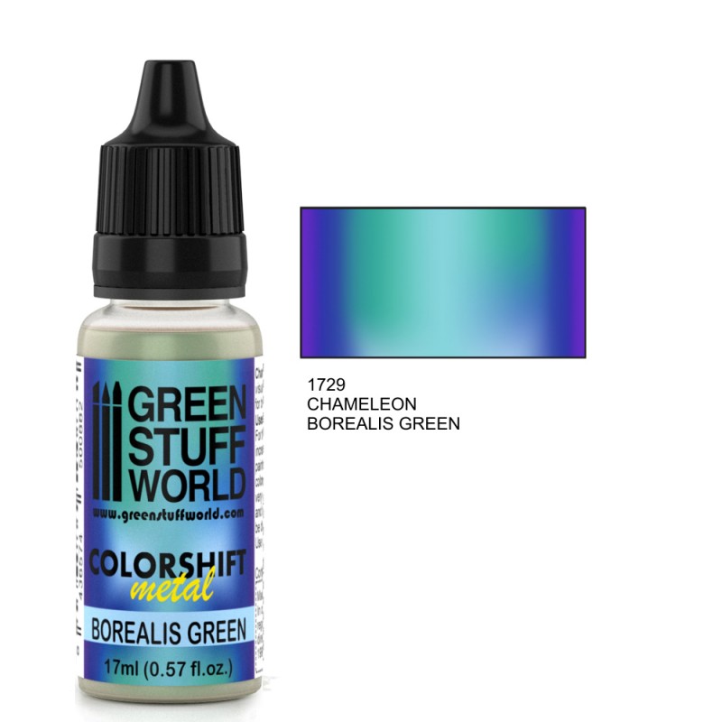 1729 - Colorshift Chameleon Borealis Green - 17ml