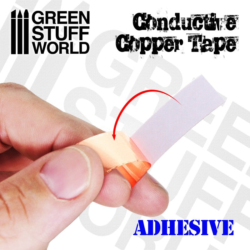 2165 - Conductive Copper Tape - (3 mm wide & 20 m long)