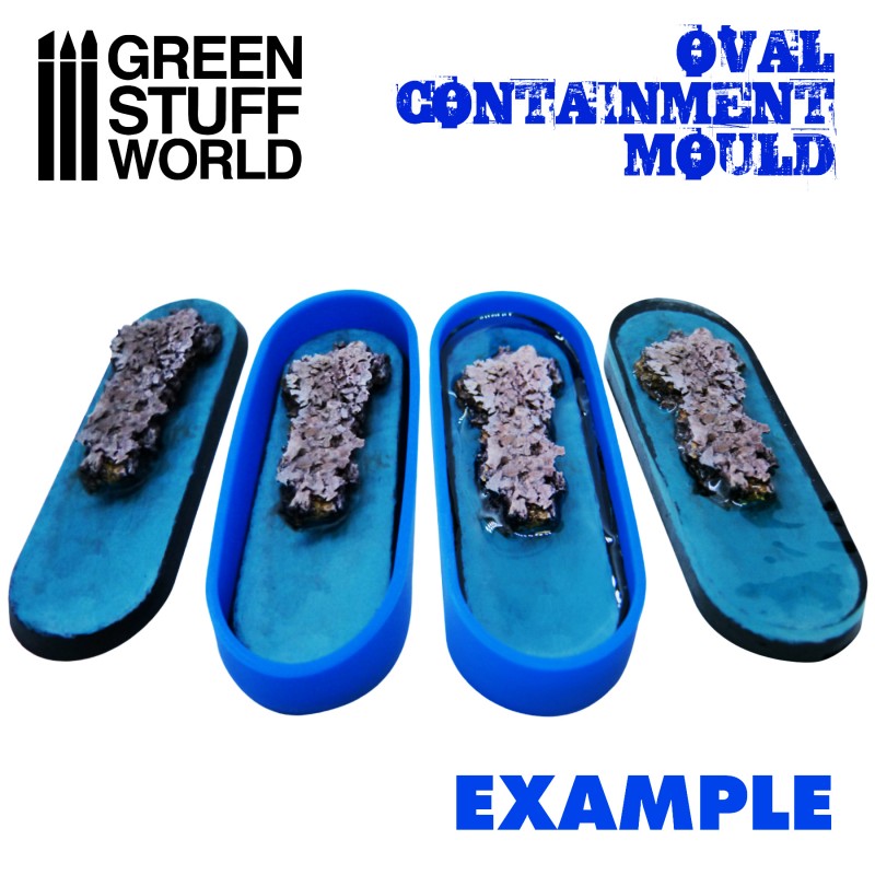2139 - Oval Containment Moulds x 5