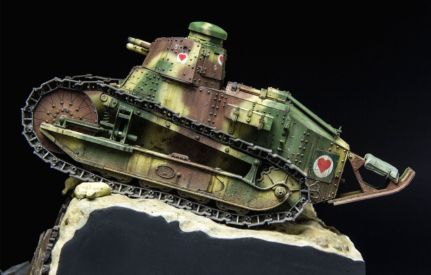 TS-011 - Meng 1/35 French FT-17 Light Tank (Riveted Turret)