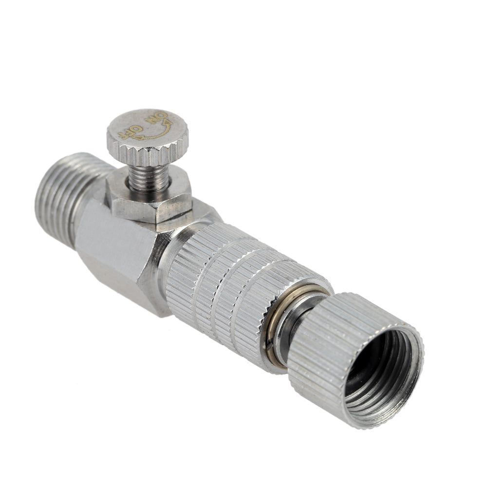Airbrush quick release coupling