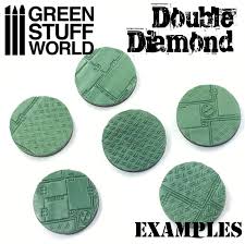 1164 - Double Diamond Rolling Pin
