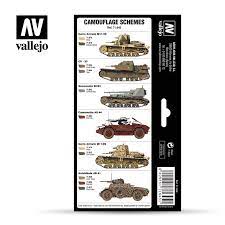 71.645 - Italian WWII Regio Esercito Camo Colours (8) - Model air Set