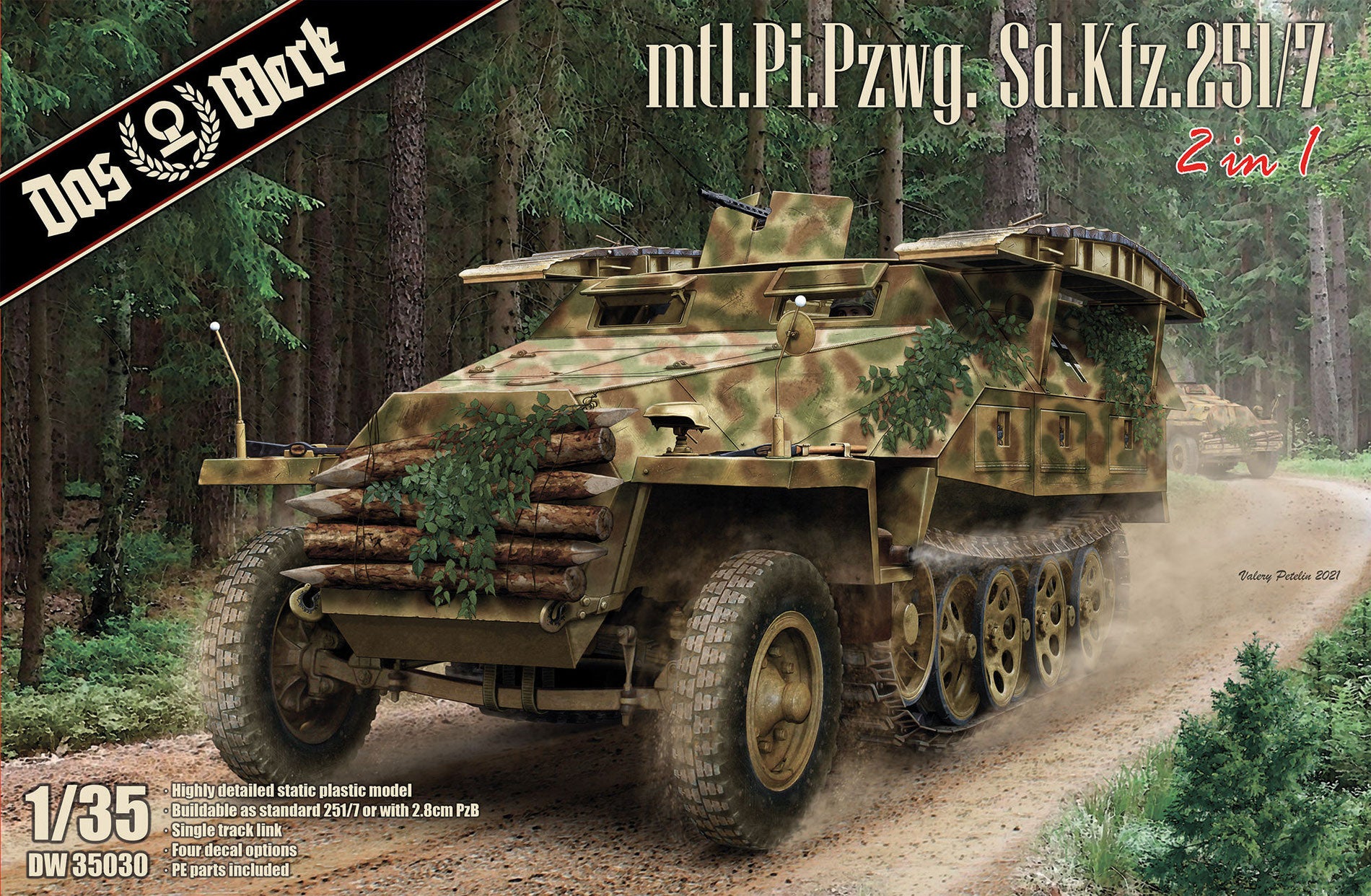 DW35030 - Das Werk - Mtl Pi Pzwg Sd Kfz 251/7 Ausf. D (2 in 1)