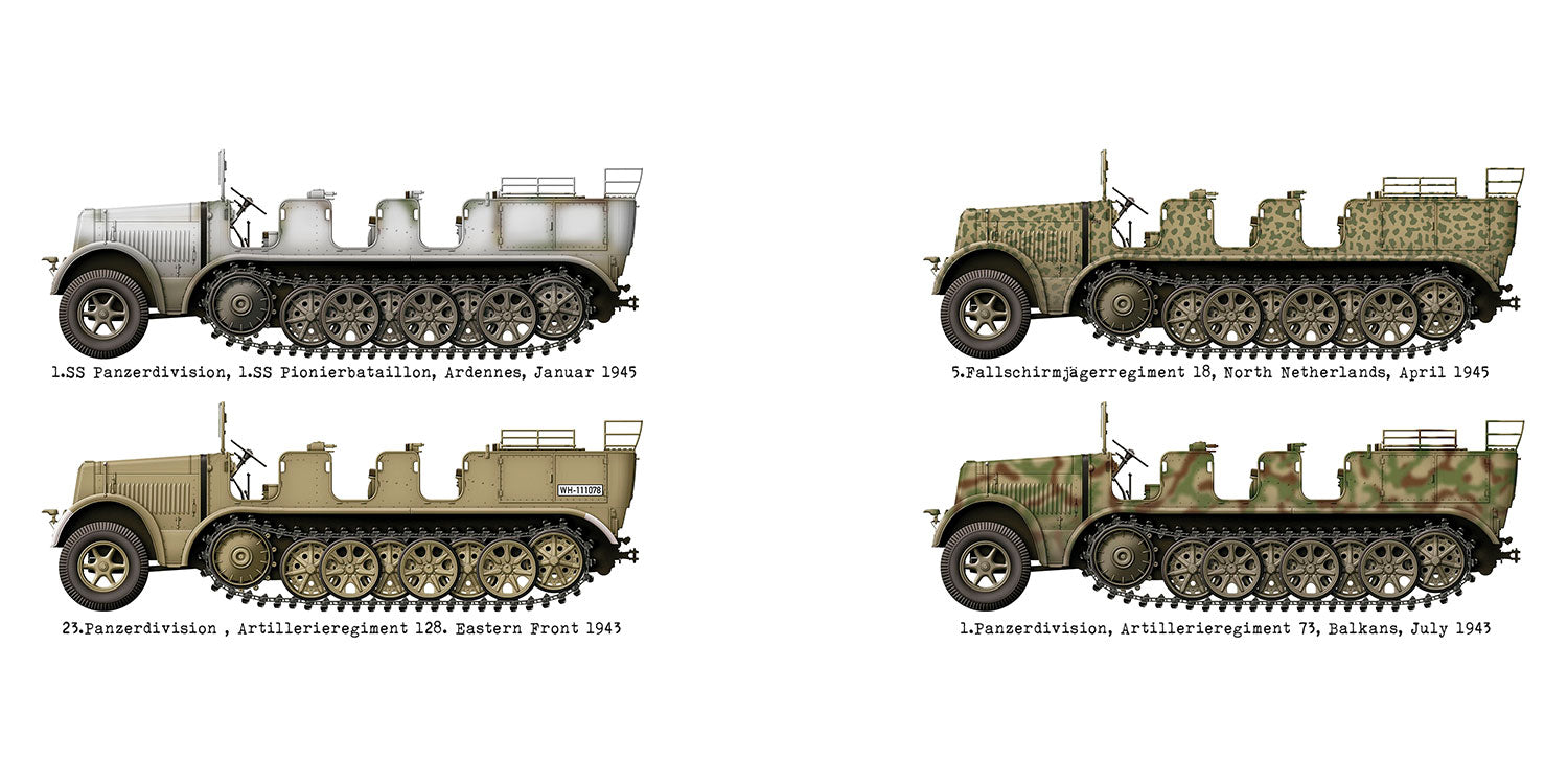 DW35037 - Das Werk - 1/35 - SD KFZ 7 Mtl Zgkrwg 8T With Crew