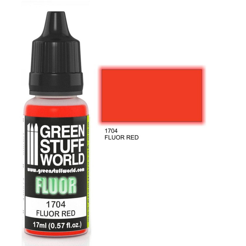 1704 - Fluorescent Red Paint 17 ml