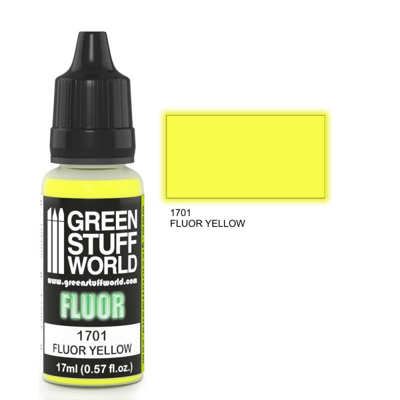 1701 - Fluorescent Yellow Paint 17 ml