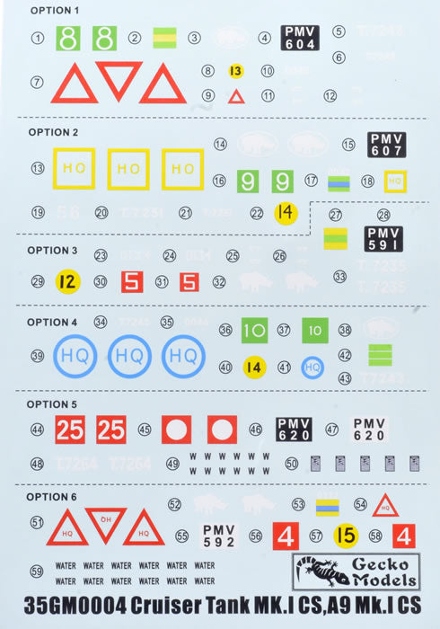 GM350004 - Gecko Models 1/35 British WWII A9/A9 CS Mk.I /I CS Cruiser Tank w/Interior