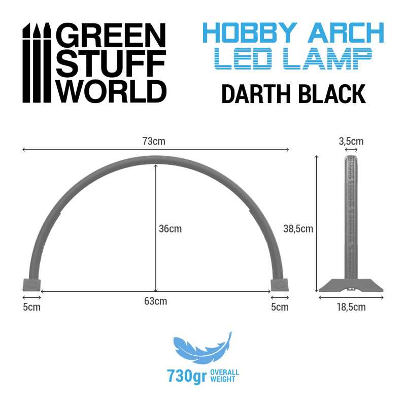 11060 - Hobby Arch LED Lamp- Darth Black