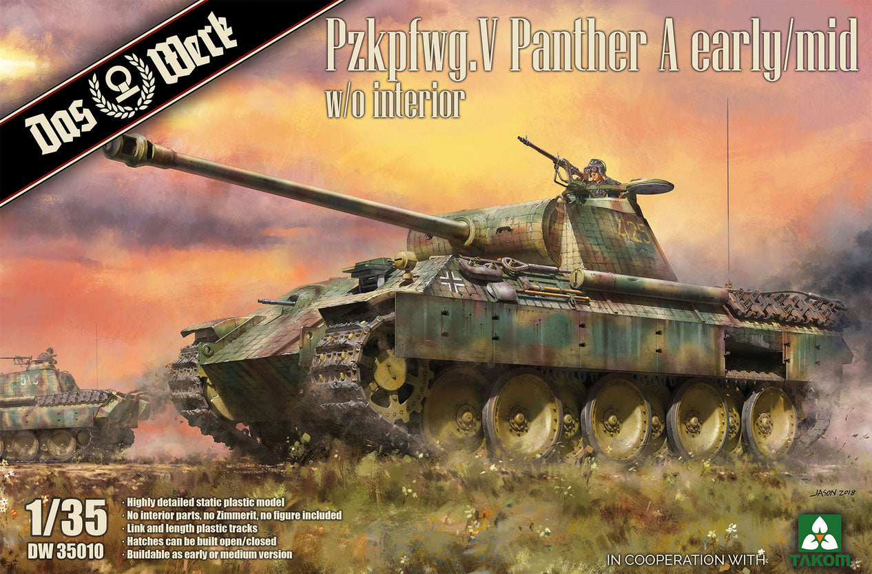 DW35010 - Das Werk - Sd.Kfz.171 "Panther" Ausf.A Medium Tank ( Early/Mid Production )