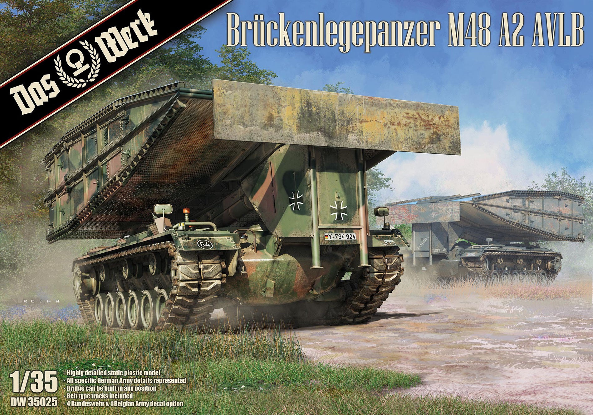 DW35025 - Das Werk 1/35- Brückenlegepanzer M48 A2 AVLB