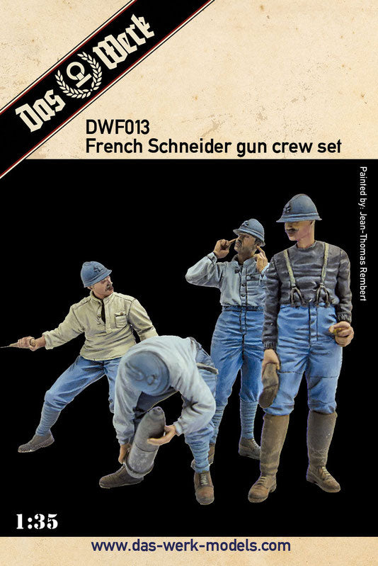 DWF013 - Das Werk 1/35 - Gun Crew for French 155mm Schneider Howitzer