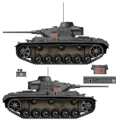 DW16002 - Das Werk 1/16 - Panzer III Ausf.J 3-in-1