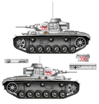 DW16002 - Das Werk 1/16 - Panzer III Ausf.J 3-in-1