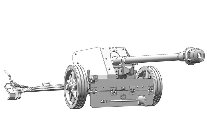 DW35027 - Das Werk - 1/35 German 7.5 cm Pak40 w/4 figures