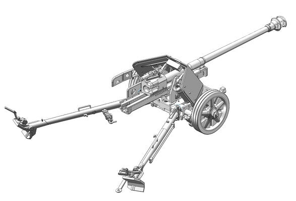 DW35027 - Das Werk - 1/35 German 7.5 cm Pak40 w/4 figures