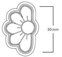 3D Gizmo's - Half Daisy Cutter