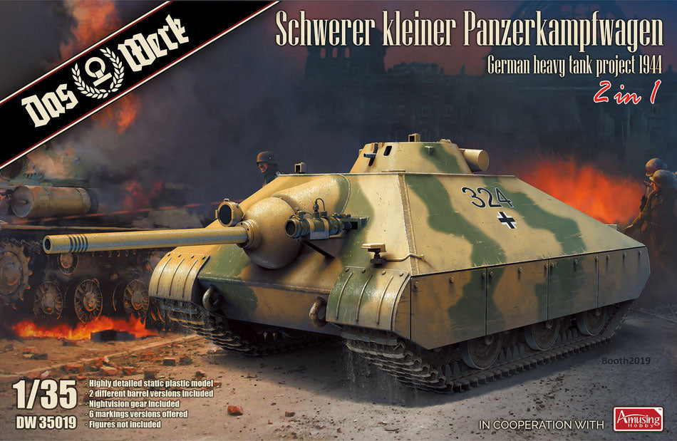DW35019 - 1/35 - Schwerer kleiner Panzer - heavy tank project 1944