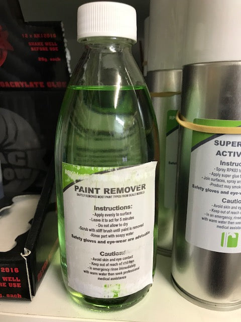 RPK04 REDIPAK PAINT REMOVER - 250 ML GLASS BOTTLE
