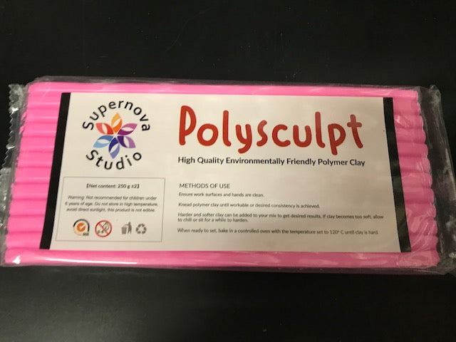 Pretty Pink Polysculpt™ Polymer Clay -  250g