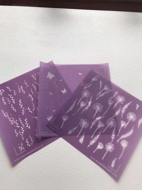 Lelanie's Layers (3 Stencils) - J (131mm x 139mm)