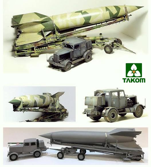 TAK2030 - Takom WWII V2 Rocket Transporter/Erector "Meillerwagen"