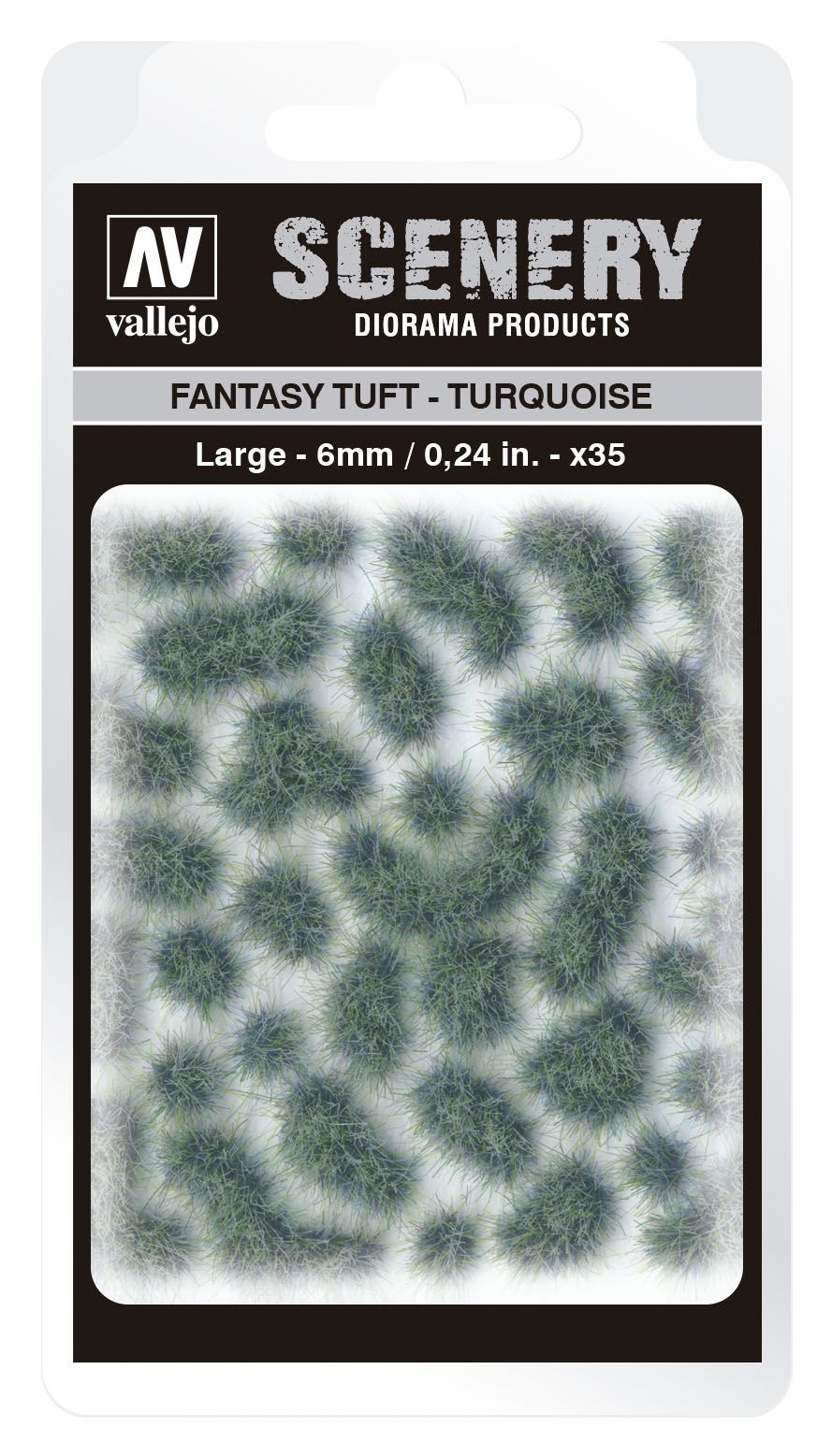 SC432 - Fantasy Tuft - Turquoise - 6 mm