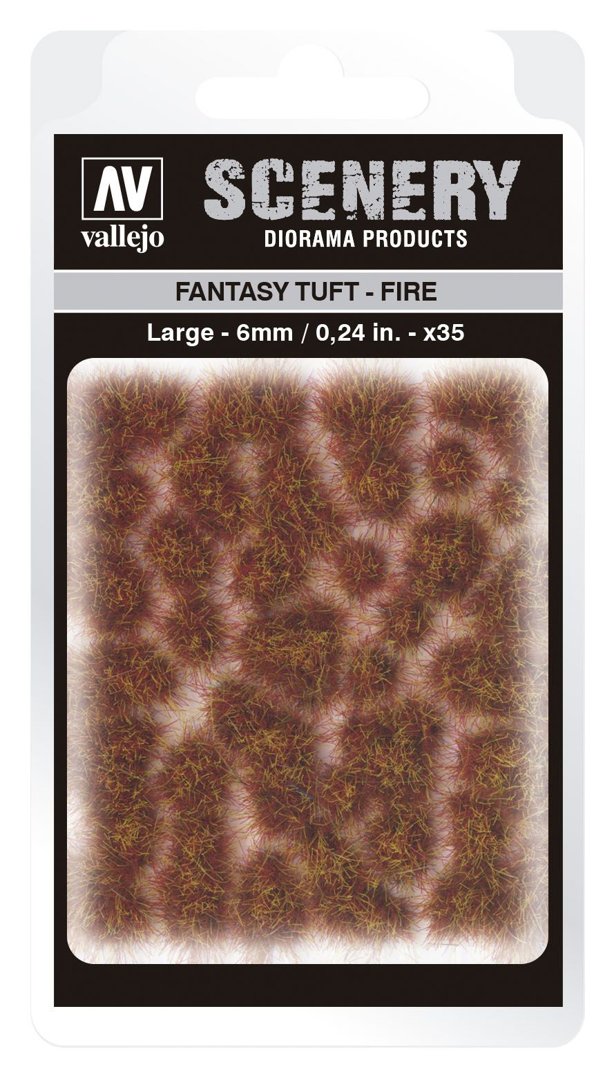 SC431 - Fantasy Tuft - Fire - 6 mm
