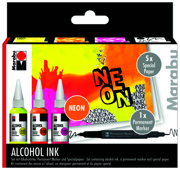Marabu Alcohol Ink Set - Neon