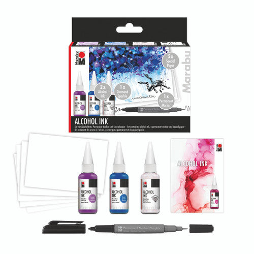 Marabu Alcohol Ink Set - Underwater