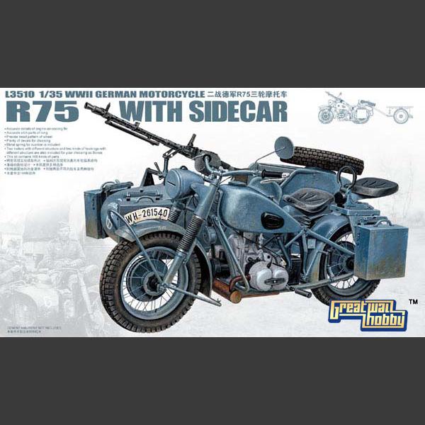 GWH-L3510 - German BMW R75 with Sidecar