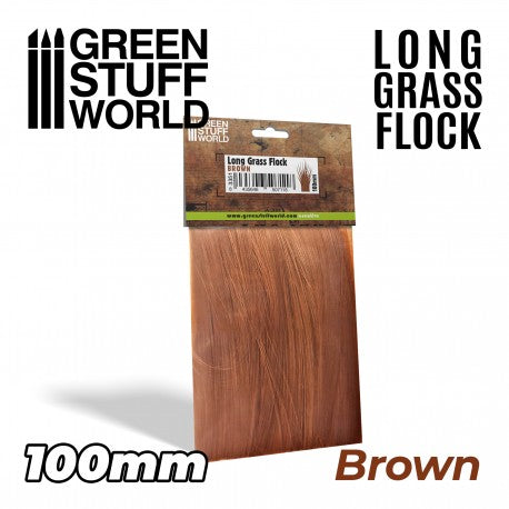3351 - Long Grass Flock - Brown