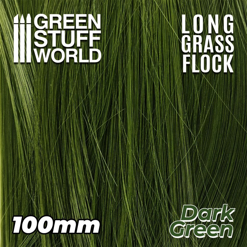 3347 - Long Grass Flock - Dark Green